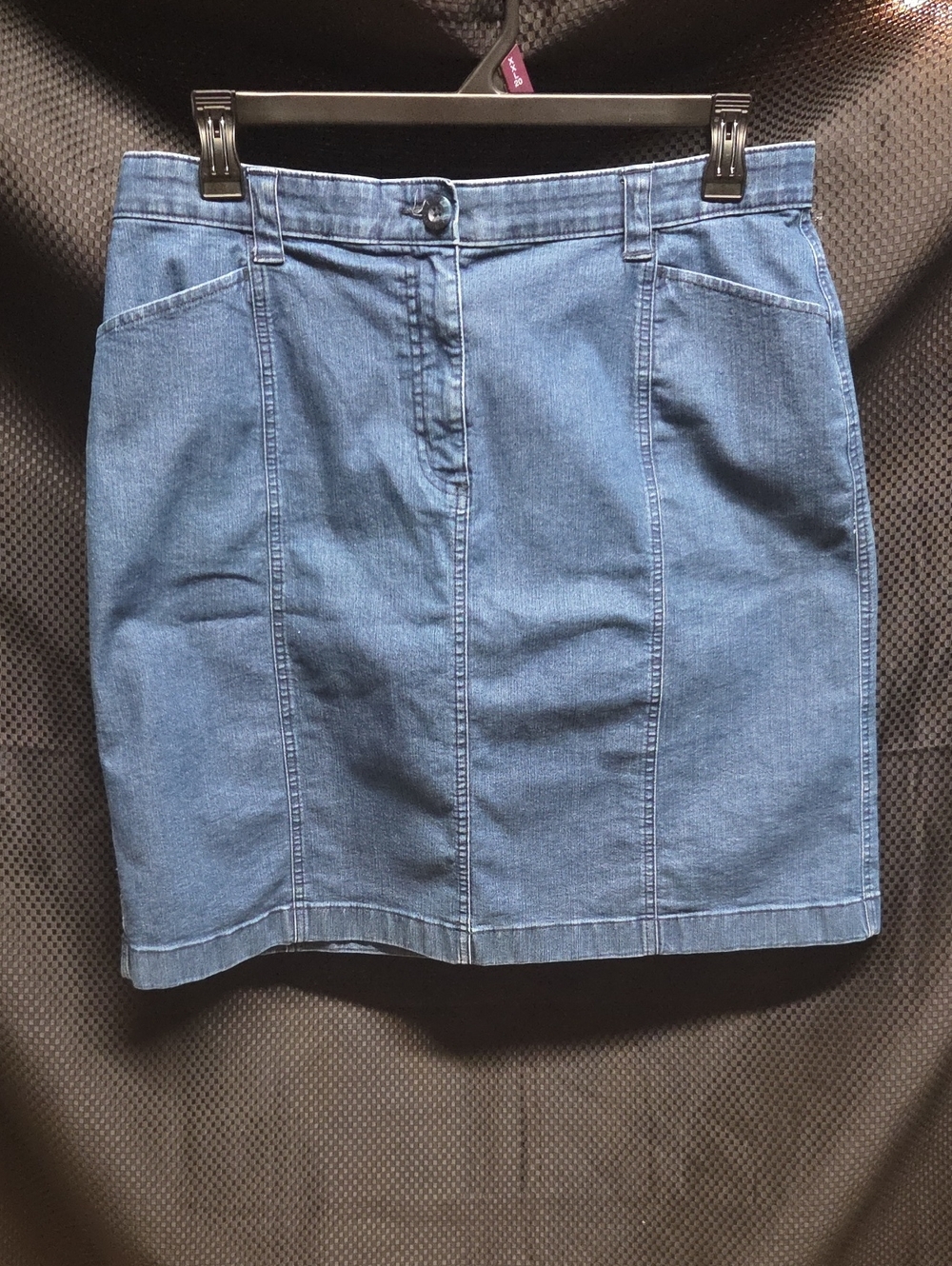 L.L. Bean Light Blue Denim Mini Skirt
